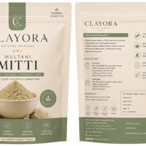 Clayora 100% Pure Multani Mitti | Natural Fuller’s Earth Clay